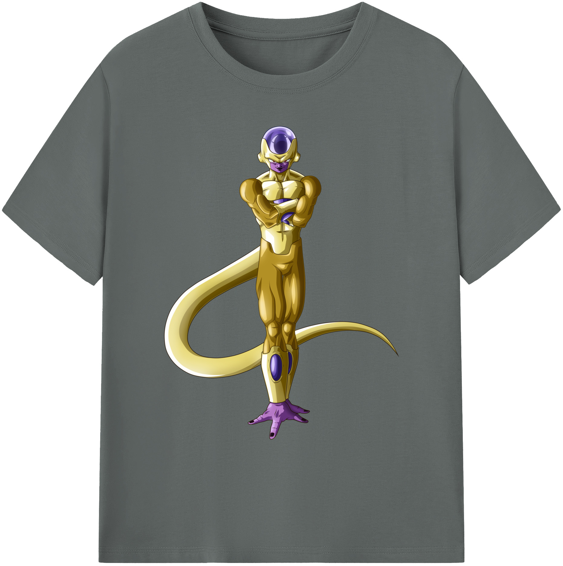 （画像用） ドラゴンボール フリーザ DRAGON BALL Frieza 綿100％ メンズ半袖Tシャツ｜肌触りやわらか＆通気性